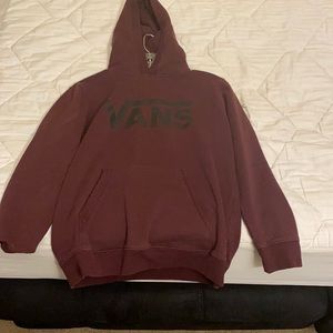 Maroon vans hoodie